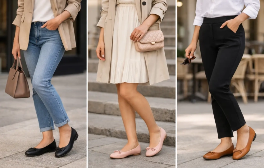How to Style Ballet Flats Outfits Right