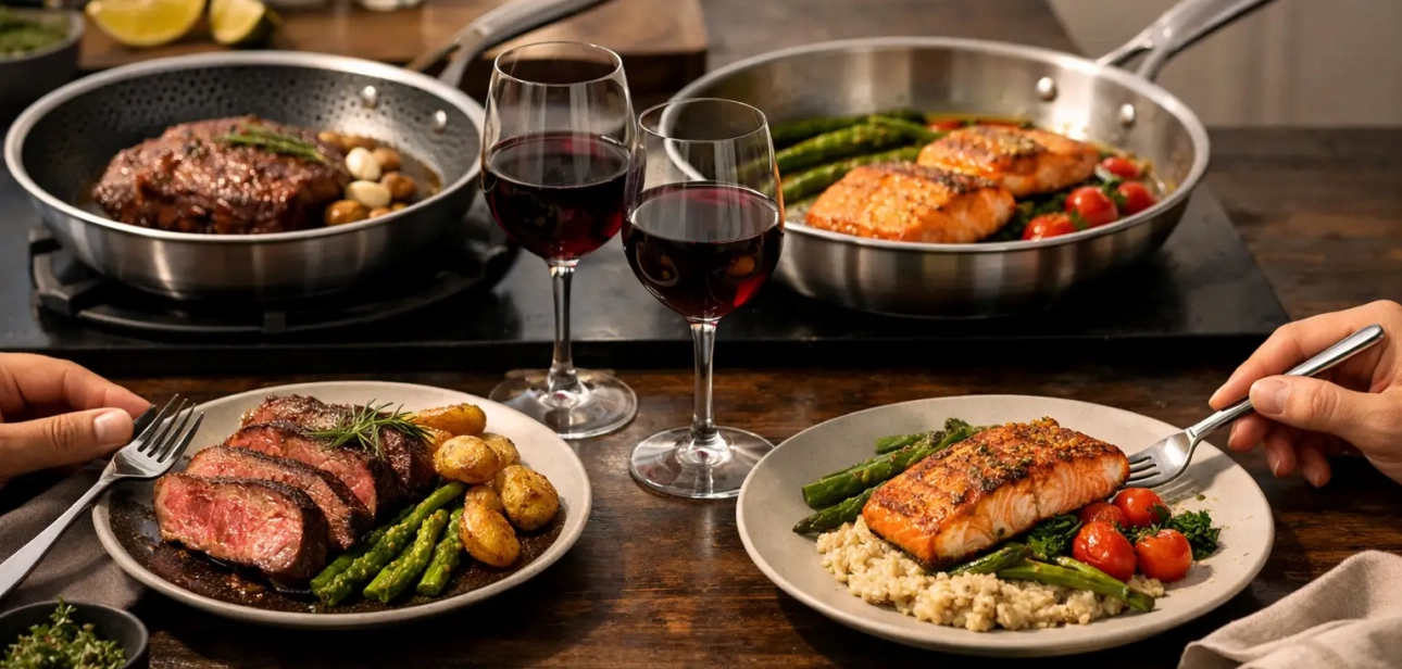 Dinner for Two Never Looked This Good: Cook With HexClad