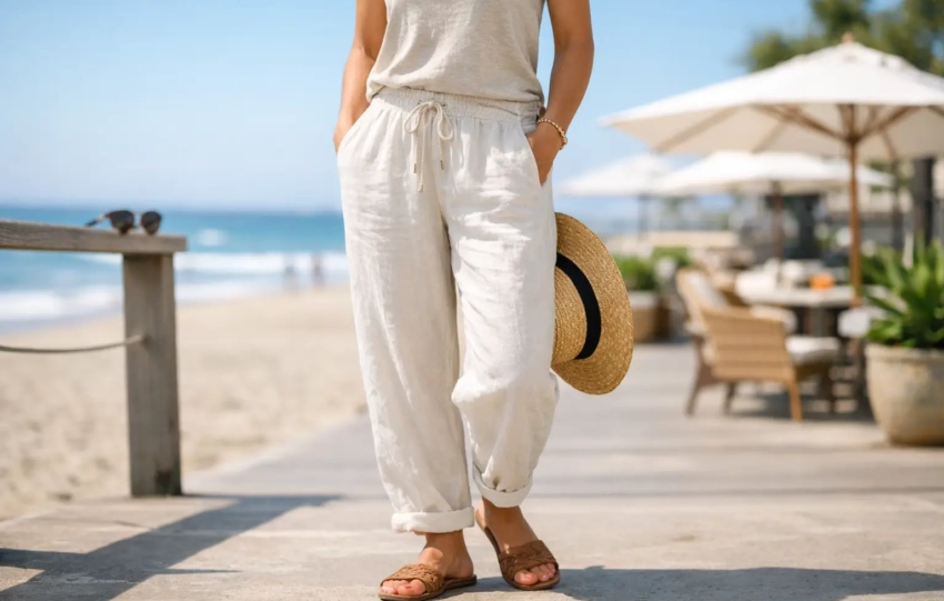 How to Style Linen Pants Casually This Summer