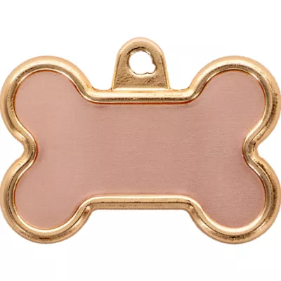 TagWorks Bone Shaped Personalized Rose Gold Dog Tag from PetSmart