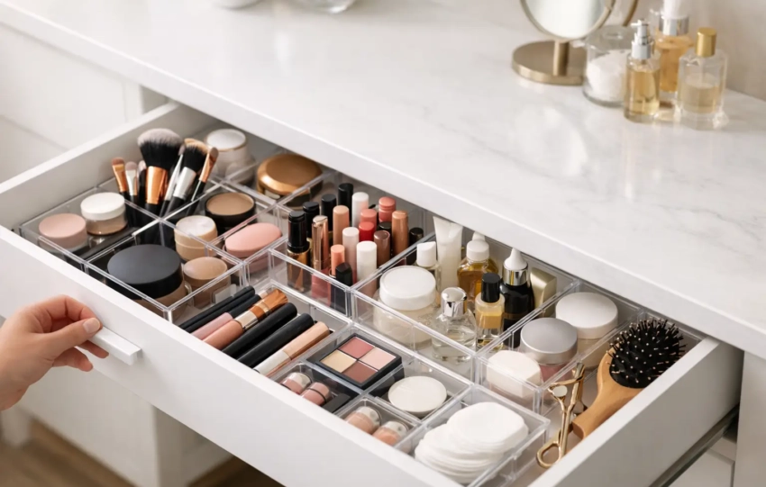 How to Organize a Beauty Drawer That Stays Tidy
