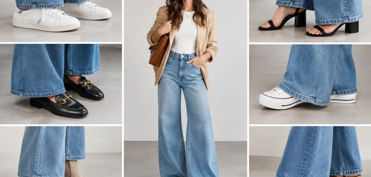 What Shoes Work With Wide Leg Jeans? 9 Best Picks